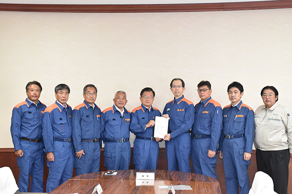 2023.09.13　豪雨災害緊急知事申し入れ